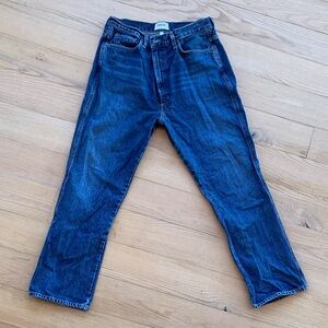 Agolde Pinch Waist High Rise Kick Jeans in Placebo